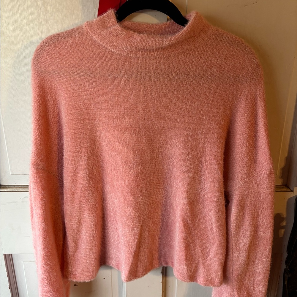 Sanctuary Soft Pink Turtleneck Sweater
